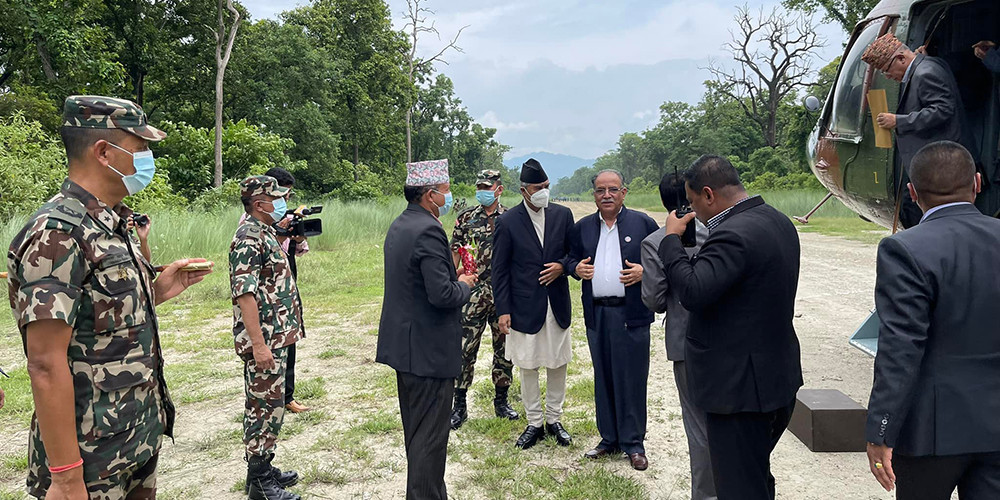 निजगढमा दुई धावनमार्गसहितको विमानस्थल बनाउन प्रधानमन्त्री देउवाको निर्देशन 