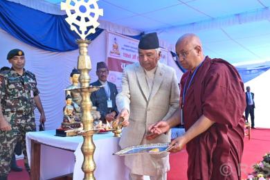 पञ्चशील र चार आर्य सत्य सिद्धान्त राष्ट्रिय एकताका मार्गनिर्देशक हुन् : राष्ट्रपति पौडेल