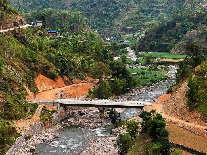 पहिलो पटक मोटरेबल सडकले जोडियो बागलुङको उपल्लोबेङ्ग्री