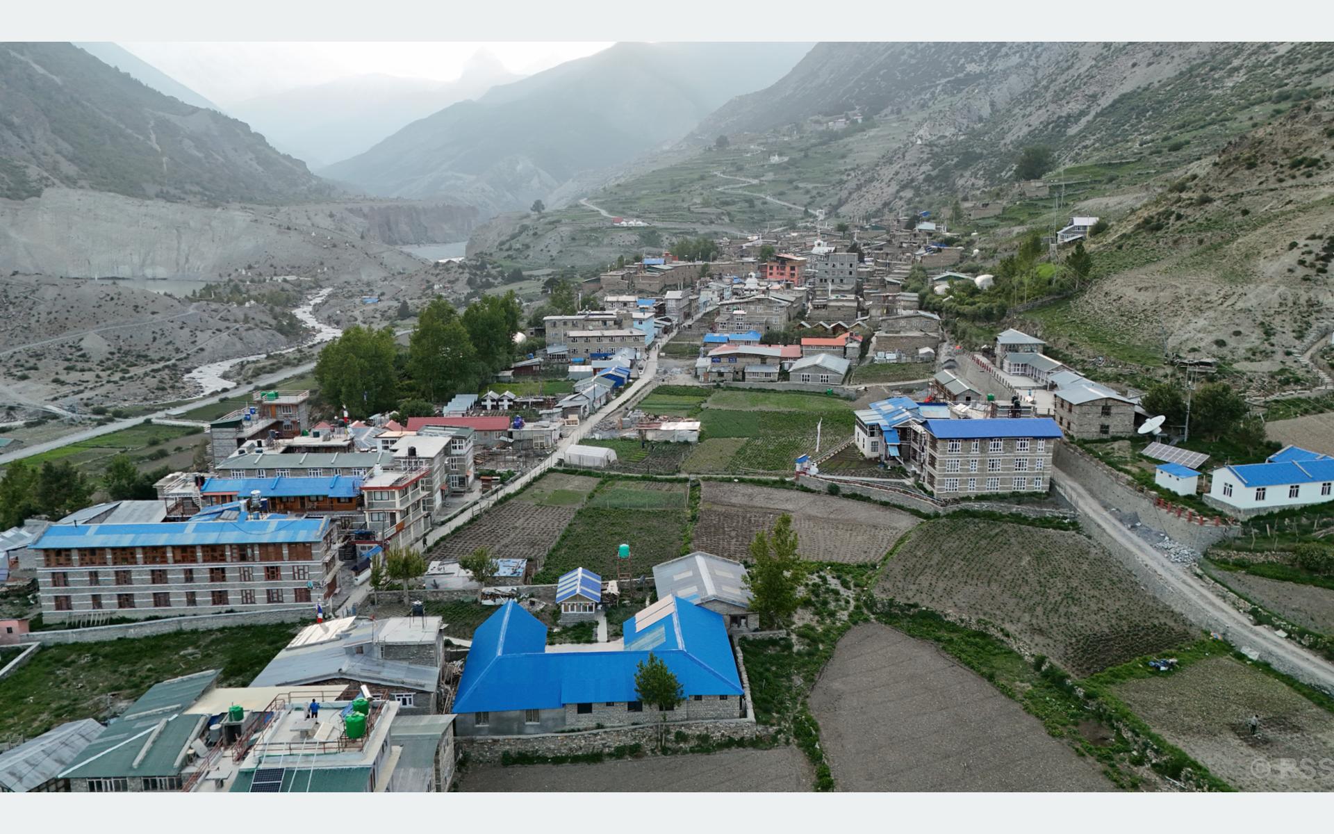 मनाङ यात्रामा मौसम बाधक