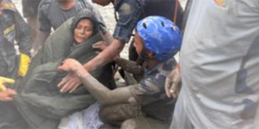 एघार दिनपछि एक महिलाको सकुशल उद्धार