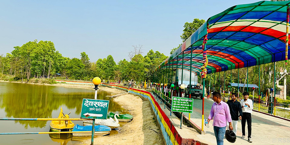 पर्यटकको रोजाइमा हात्तीदह सिमसार