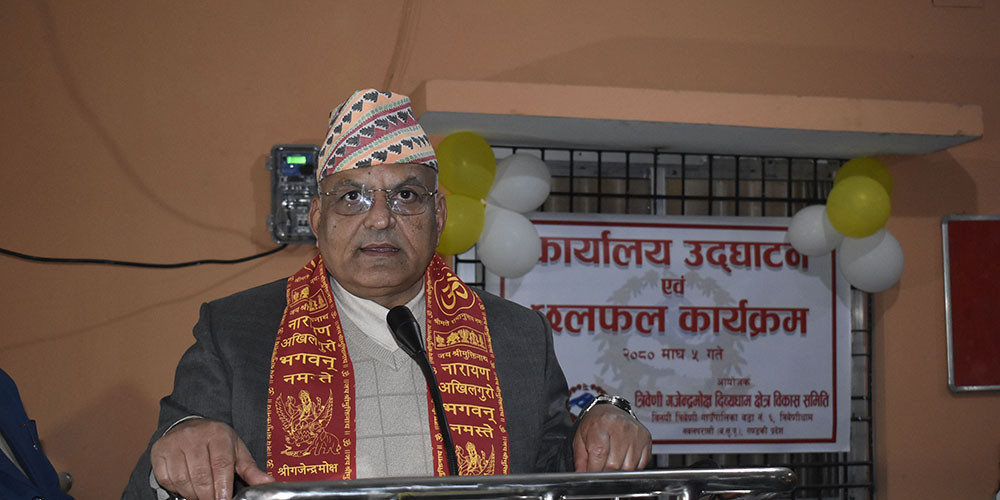 दुम्कीवास–त्रिवेणी सडकले प्रदेशको विकासको ढोका खोल्छ : मुख्यमन्त्री पाण्डे