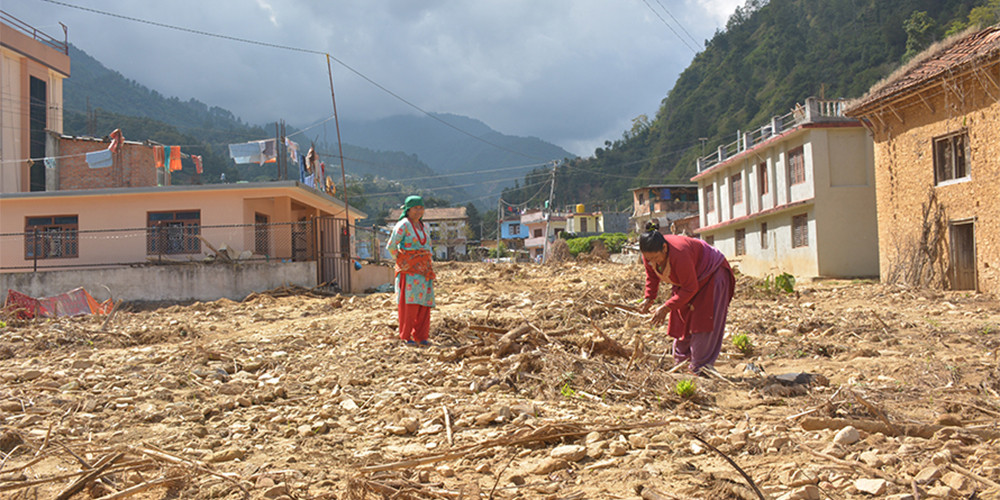 आशामै बित्यो रोशीका बाढीपीडितका एक महिना