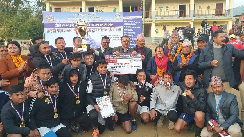 बौदीकालीले जित्यो गण्डकी प्रदेशस्तरीय भलिबलको उपाधि 