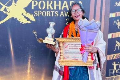 ओलम्पियन केसीलाई ‘लाइफटाइम अचिभमेन्ट अवार्ड’