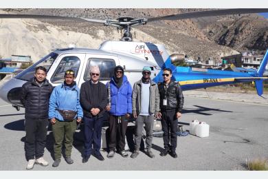 छार्का भेरोलमा अलपत्र परेका दुई पर्यटकको उद्धार