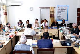 स्थानीय तह निर्वाचनको तयारी सम्बन्धमा छलफल