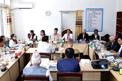 स्थानीय तह निर्वाचनको तयारी सम्बन्धमा छलफल