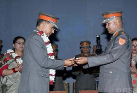 सशस्त्र प्रहरी महानिरीक्षक अर्यालको बिदाइ
