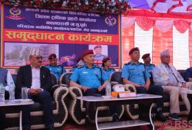 तीन करोडभन्दा बढी लागतमा निर्मित ट्राफिक प्रहरी भवन उद्घाटन