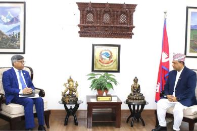 परराष्ट्रमन्त्रीसँग सार्क महासचिवको भेट