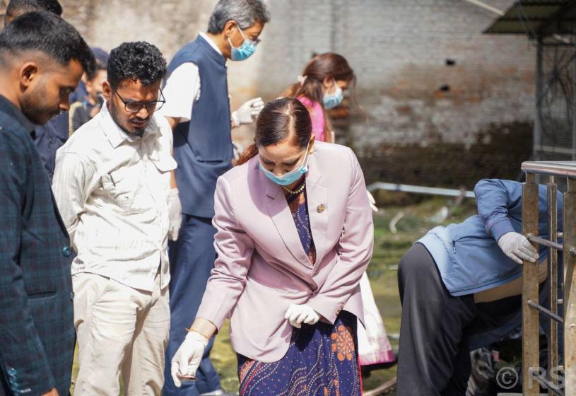 स्वास्थ्यमन्त्री मेहताद्वारा सरसफाइ सप्ताह अभियानको शुभारम्भ