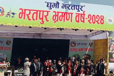 भरतपुर भ्रमण वर्षको काम पर्यटक भित्र्याउन सकरात्मक योगदान